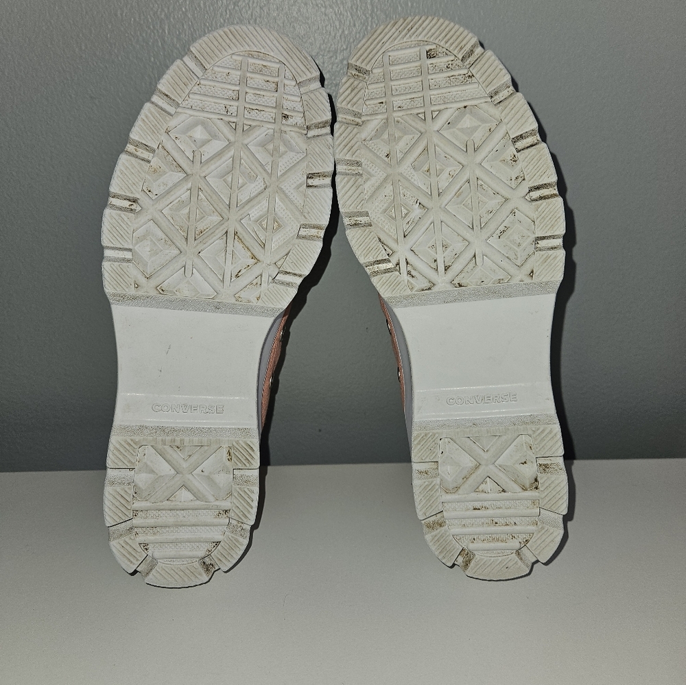 Converse Pink Chuck Taylor All Star Lugged Platform Sneaker - Size 6.5 - Picture 8 of 9